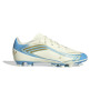 adidas F50 Messi Club Gras / Kunstgras Voetbalschoenen (MG) Kids Wit Lichtblauw Goud
