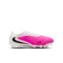 Nike Phantom 6 Low Pro Gras / Kunstgras Voetbalschoenen (MG) Kids Wit Felroze Zwart