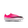 Nike Mercurial Vapor 17 Pro Gras Voetbalschoenen (FG) Kids Felroze Wit Zwart