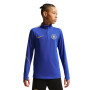 Nike Chelsea Strike Trainingstrui 1/4-Zip 2026-2027 Kids Blauw Goudgeel Wit