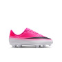 Nike Mercurial Vapor 17 Club Gras / Kunstgras Voetbalschoenen (MG) Kids Felroze Wit Zwart
