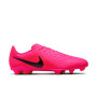 Nike Tiempo Maestro Club Gras / Kunstgras Voetbalschoenen (MG) Felroze Zwart