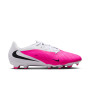 Nike Phantom 6 Low Academy Gras / Kunstgras Voetbalschoenen (MG) Wit Felroze Zwart