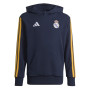adidas Real Madrid DNA Hoodie 2026-2027 Kids Donkerblauw Oranje Wit