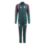 adidas Real Madrid Trainingspak 2026-2027 Kids Donkergroen Roze Wit