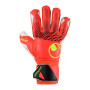 Uhlsport FM Soft Flex Frame Goalkeeper Gloves Bright Red Black Bright Yellow
