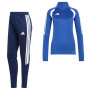 Survêtement adidas Tiro 26 League 1/4-Zip pour Femmes, bleu et bleu foncé