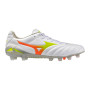 Mizuno Monarcida Neo III Pro Gazon Naturel Chaussures de Foot (FG) Blanc Lime Orange