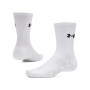 Lot de 3 chaussettes Under Armour Performance Cotton Crew, blanches et noires