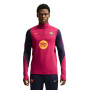 Nike FC Barcelona Strike Trainingstrui 1/4-Zip 2026-2027 Rood Donkerblauw Geel
