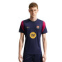 Nike FC Barcelona Strike Trainingsshirt 2026-2027 Donkerblauw Rood Geel