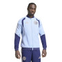 adidas Ajax Presentation Training Jacket 2026-2027 Light Blue Dark Blue