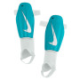 Nike Charge Protège-Tibias Turquoise Blanc