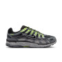Nike P-6000 Sneakers Zwart Metallic Zilver Neongeel