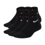 Nike Everyday Socks Mid-Calf 6-Pack Kids Black White