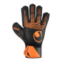 Uhlsport FM Soft Resist+ Flex Frame Goalkeeper Gloves Kids Black Orange