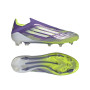 adidas F50 Elite Laceless Grass Football Boots (FG) Purple White Neon Yellow