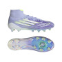 adidas F50 Sparkfusion Elite Gras / Kunstgras Voetbalschoenen (MG) Dames Paars Geel