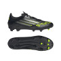 adidas F50 League Gras / Kunstgras Voetbalschoenen (MG) Zwart Zilver Neongeel