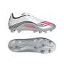adidas F50 Messi Club Gras / Kunstgras Voetbalschoenen (MG) Wit Zilver Rood