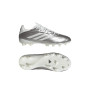 adidas Copa Pure IV League Gras Voetbalschoenen (FG) Kids Zilver Wit Donkergrijs