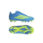 adidas F50 Club Grass/Artificial Grass Football Boots (MG) Kids Blue Neon Yellow