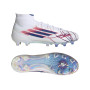 adidas F50 Sparkfusion Elite Gras / Kunstgras Voetbalschoenen (MG) Dames Wit Blauw Rood