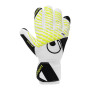 Uhlsport FM Absolutgrip HN Pro Goalkeeper Gloves Kids White Black Neon Yellow