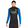 Pull Haut d'Entraînement Nike Inter Milan Strike 1/4-Zip 2026-2027 Noir Bleu Doré Jaune