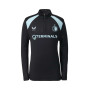 Castore Feyenoord Trainingstrui 1/4-Zip 2026-2027 Kids Zwart Lichtblauw