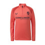 Castore FC Utrecht Trainingstrui 1/4-Zip 2026-2027 Kids Lichtrood Donkerrood