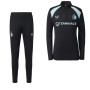 Castore Feyenoord Trainingspak 1/4-Zip 2026-2027 Kids Zwart Lichtblauw