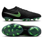 Nike Tiempo Maestro Elite Gras Voetbalschoenen (FG) Zwart Felgroen Zilvergrijs