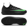 Nike Mercurial Vapor 17 Academy Zaalvoetbalschoenen (IN) Kids Zwart Felgroen Zilvergrijs