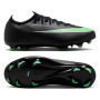 Nike Mercurial Vapor 17 Pro Gras Voetbalschoenen (FG) Kids Zwart Felgroen Zilvergrijs