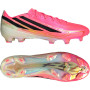 adidas F50 Hyperfast Elite Gras Voetbalschoenen (FG) Felroze Zwart Goud Wit