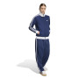 Survêtement classique adidas à fermeture éclair intégrale bleu foncé et blanc