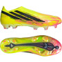 adidas F50 Hyperfast Elite Too Light Laceless Grass Football Boots (FG) Neon Yellow Black Pink