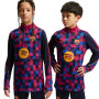 Nike FC Barcelona Strike Pre-Match Training sweater 1/4-Zip 2026-2027 Kids Red Dark Blue Yellow