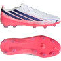 adidas F50 Hyperfast Elite Gazon Naturel Chaussures de Foot (FG) Enfants Blanc Mauve Rose