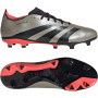 adidas Predator League Gras Voetbalschoenen (FG) Zilver Zwart Roze