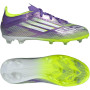 adidas F50 Elite Gras Voetbalschoenen (FG) Kids Paars Wit Neongeel