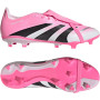 adidas Predator League FT Gazon Naturel Artificiel Chaussures de Foot (MG) Rose Noir Blanc