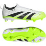 adidas Predator League Laceless Grass/Artificial Grass Football Boots (MG) Kids White Black Neon Yellow