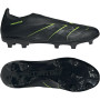adidas Predator League Veterloze Gras / Kunstgras Voetbalschoenen (MG) Zwart Donkergrijs Neongeel