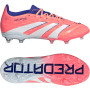 adidas Predator Elite Gazon Naturel Chaussures de Foot (FG) Enfants Orange Blanc Bleu