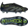 adidas Predator Elite FT Crampons Vissés Chaussures de Foot (SG) Noir Gris Foncé Jaune Néon