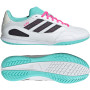 adidas Super Sala III Indoor Football Boots (IN) White Black Turquoise Pink
