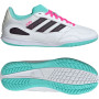 adidas Super Sala III Zaalvoetbalschoenen (IN) Kids Wit Zwart Turquoise Roze