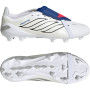 adidas Predator League FT Gras Voetbalschoenen (FG) Kids Wit Zilver Blauw Rood